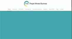 Desktop Screenshot of peoplemindedbusiness.com